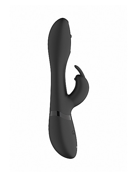 Wibrator Mira - Spinning G-Spot Rabbit - Black - Wibratory Króliczki - 8