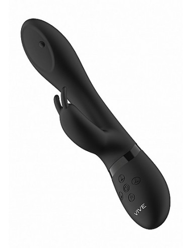Wibrator Mira - Spinning G-Spot Rabbit - Black - Wibratory Króliczki - 9