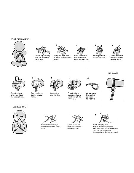 Lina BDSM Thick Bondage Rope - 10 m Black - Liny, sznury BDSM - 6