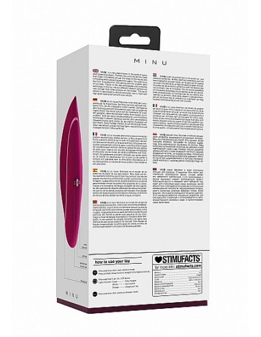 Stymulator Minu - Lay On Vibrator - Pink - Stymulatory łechtaczki klasyczne - 3