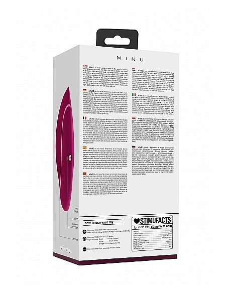 Stymulator Minu - Lay On Vibrator - Pink - Stymulatory łechtaczki klasyczne - 3
