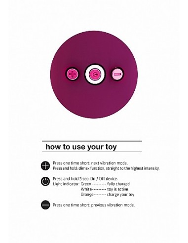 Stymulator Minu - Lay On Vibrator - Pink - Stymulatory łechtaczki klasyczne - 9