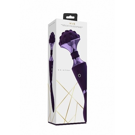 Shiatsu Bendable Massager Wand - Fioletowy - 2