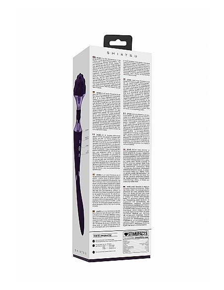 Stymulator- Shiatsu Bendable Massager Wand - Purple - WIBRATORY EKSKLUZYWNE - 3