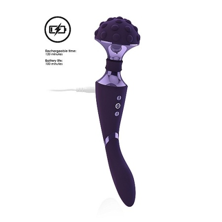 Shiatsu Bendable Massager Wand - Fioletowy - 6