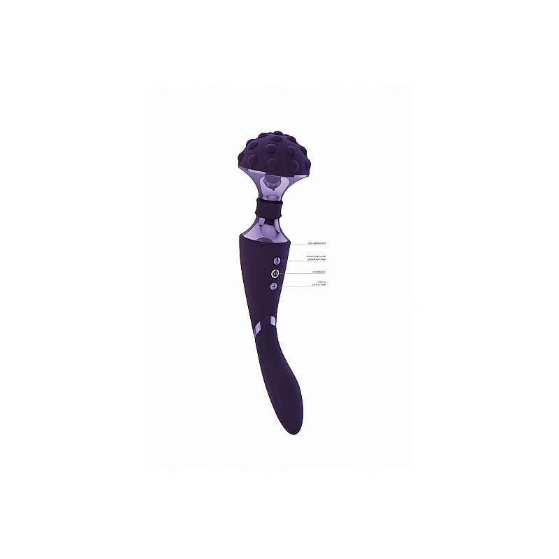 Shiatsu Bendable Massager Wand - Fioletowy - 7