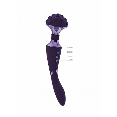 Shiatsu Bendable Massager Wand - Fioletowy - 7