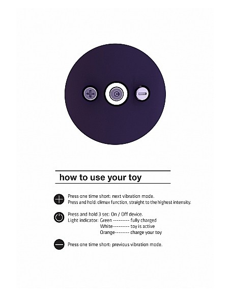 Stymulator- Shiatsu Bendable Massager Wand - Purple - WIBRATORY EKSKLUZYWNE - 8