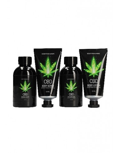 CBD - do Kąpieli i Prysznicu - Zestaw 2 - Green Tea Hemp Oil - Lubrykanty, feromony i olejki do masażu CBD - 1