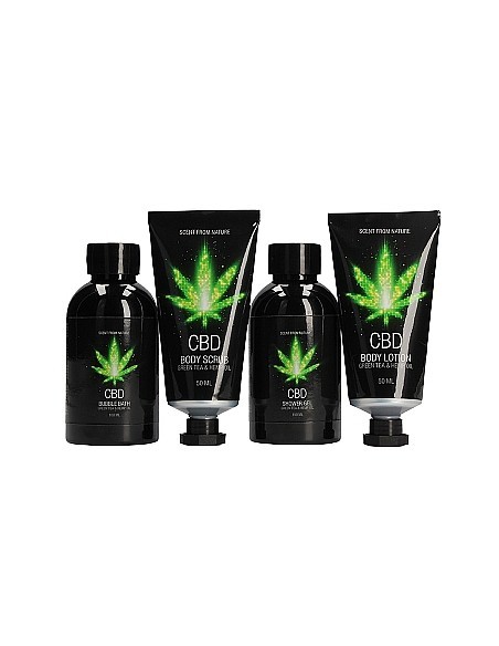 CBD - do Kąpieli i Prysznicu - Zestaw 2 - Green Tea Hemp Oil - Lubrykanty, feromony i olejki do masażu CBD - 1