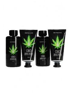 CBD - do Kąpieli i Prysznicu - Zestaw 3 - Green Tea Hemp Oil - Lubrykanty, feromony i olejki do masażu CBD - 1