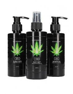 CBD - do Kąpieli i Prysznicu - Zestaw 4 - Green Tea Hemp Oil - Lubrykanty, feromony i olejki do masażu CBD - 1