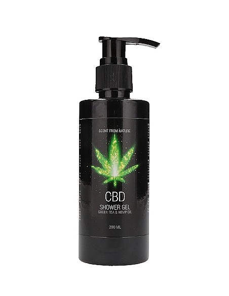 CBD - do Kąpieli i Prysznicu - Zestaw 4 - Green Tea Hemp Oil - Lubrykanty, feromony i olejki do masażu CBD - 2