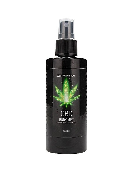 CBD - do Kąpieli i Prysznicu - Zestaw 4 - Green Tea Hemp Oil - Lubrykanty, feromony i olejki do masażu CBD - 3