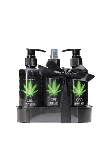 CBD - do Kąpieli i Prysznicu - Zestaw 4 - Green Tea Hemp Oil - Lubrykanty, feromony i olejki do masażu CBD - 8