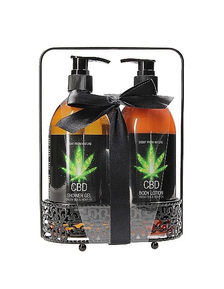 CBD - do Kąpieli i Prysznicu - Zestaw 5 - Green Tea Hemp Oil - Lubrykanty, feromony i olejki do masażu CBD - 4