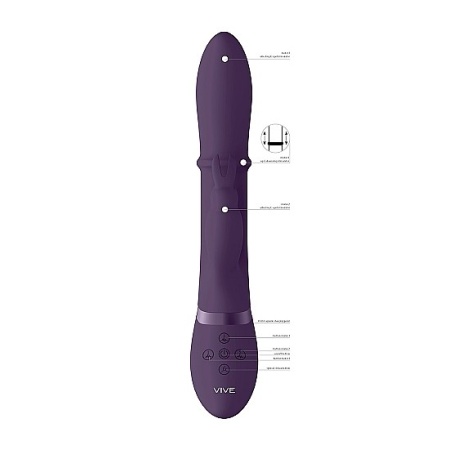 Wibrator Królik Halo - Fioletowy - 2