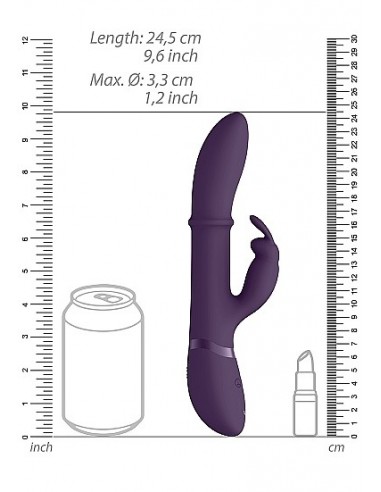 Wibrator Królik Halo - Purple - Wibratory Króliczki - 6