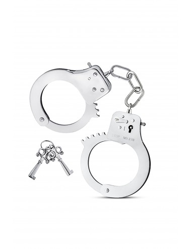 MAI No.38 METAL HANDCUFFS SILVER - Kajdanki erotyczne - 1