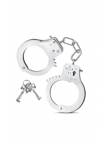 MAI No.38 METAL HANDCUFFS SILVER - Kajdanki erotyczne - 2