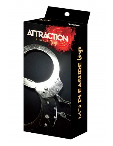 MAI No.38 METAL HANDCUFFS SILVER - Kajdanki erotyczne - 3