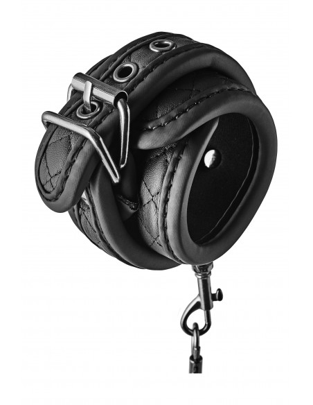 BLAZE HANDCUFF DIAMOND BLACK - Kajdanki erotyczne - 3