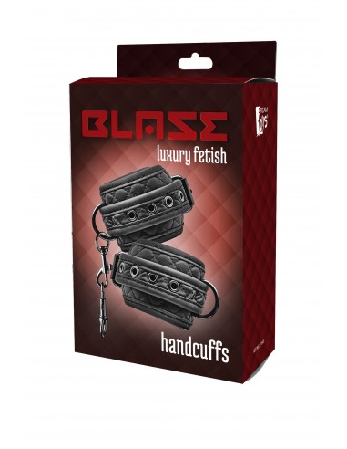 BLAZE HANDCUFF DIAMOND BLACK - Kajdanki erotyczne - 7