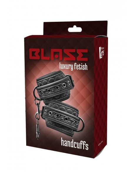BLAZE HANDCUFF DIAMOND BLACK - Kajdanki erotyczne - 8