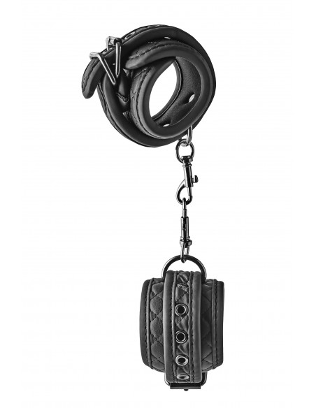 BLAZE HANDCUFF DIAMOND BLACK - Kajdanki erotyczne - 9