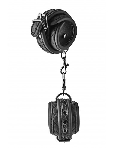 BLAZE HANDCUFF DIAMOND BLACK - Kajdanki erotyczne - 11