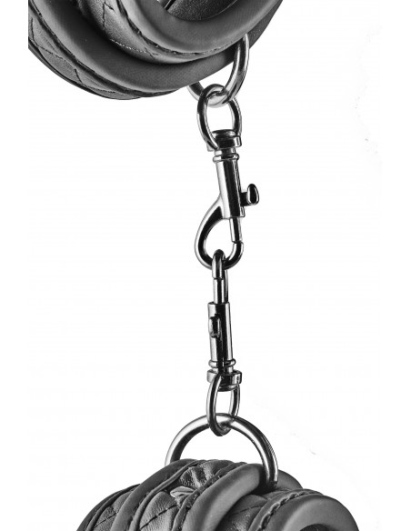 BLAZE HANDCUFF DIAMOND BLACK - Kajdanki erotyczne - 16