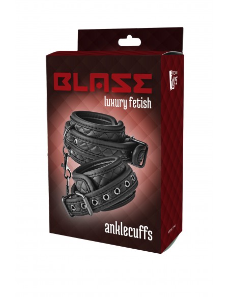 BLAZE ANKLE CUFF DIAMOND BLACK - Kajdanki erotyczne - 7