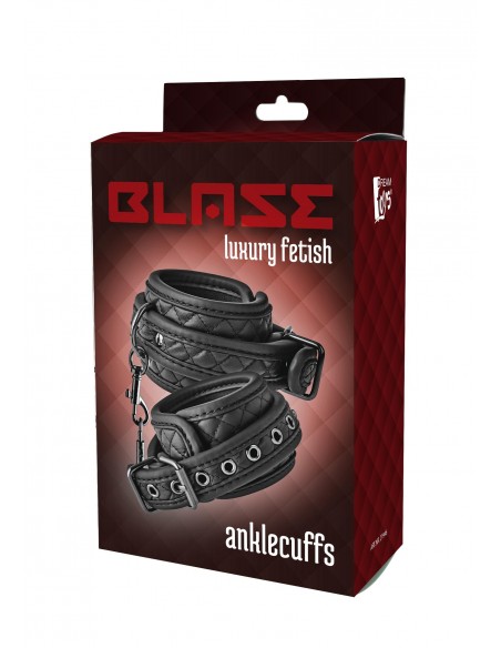 BLAZE ANKLE CUFF DIAMOND BLACK - Kajdanki erotyczne - 8