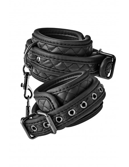 BLAZE ANKLE CUFF DIAMOND BLACK - Kajdanki erotyczne - 10