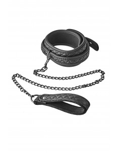 Blaze Collar Leash Diamond Black - Chokery, obroże i smycze - 1