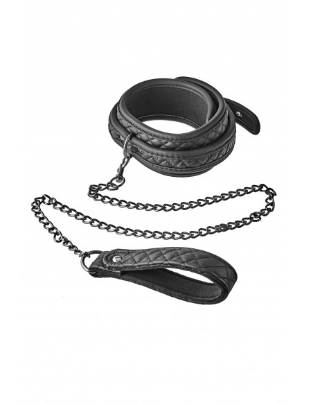 Blaze Collar Leash Diamond Black - Chokery, obroże i smycze - 1