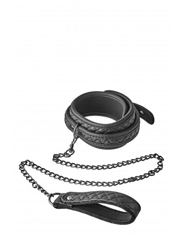 Blaze Collar Leash Diamond Black - Chokery, obroże i smycze - 12
