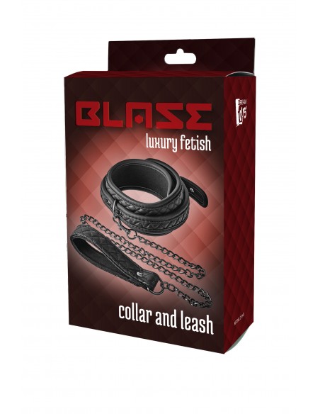 Blaze Collar Leash Diamond Black - Chokery, obroże i smycze - 14