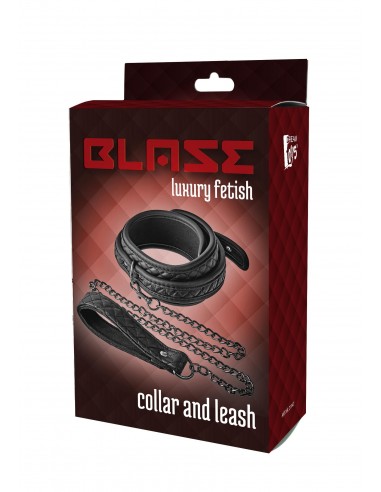 Blaze Collar Leash Diamond Black - Chokery, obroże i smycze - 15