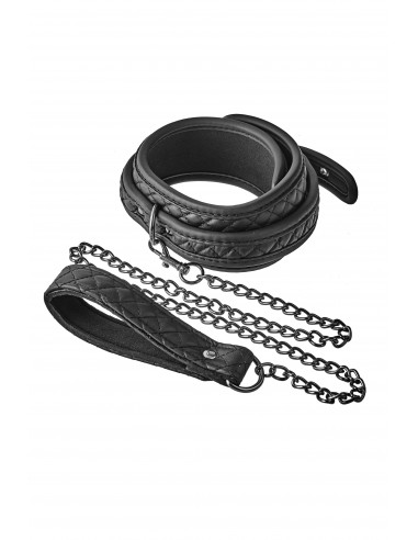 Blaze Collar Leash Diamond Black - Chokery, obroże i smycze - 16