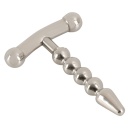 Penisplug Small Anchor – bezszwowy dilator cewki moczowej z 4 kulkami, długość całkowita 5,7 cm - 3