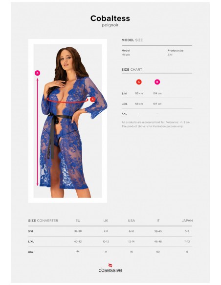 Cobaltess Peniuar - Szlafroki, kimona - 7