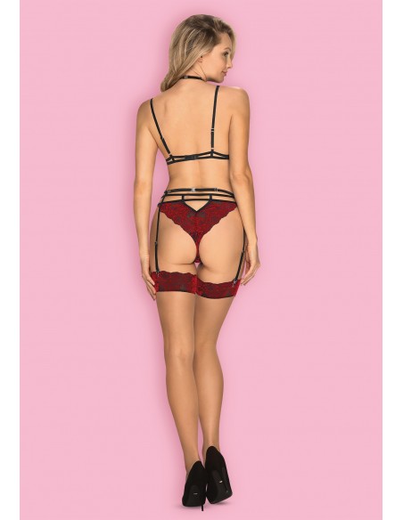 Sugestina komplet 3-częściowy  S/M - Komplety bielizny erotycznej - 4