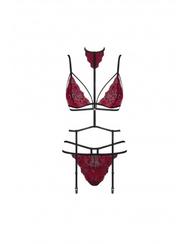 Sugestina komplet 3-częściowy  S/M - Komplety bielizny erotycznej - 5