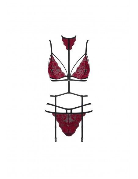 Sugestina komplet 3-częściowy  S/M - Komplety bielizny erotycznej - 5