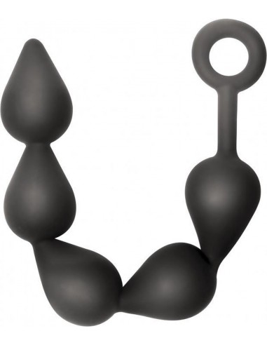 Plug-Anal Beads Black Edition Anal Shuttle - Kulki analne, koraliki analne - 1