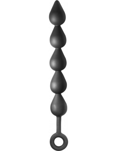 Plug-Anal Beads Black Edition Anal Shuttle - Kulki analne, koraliki analne - 2