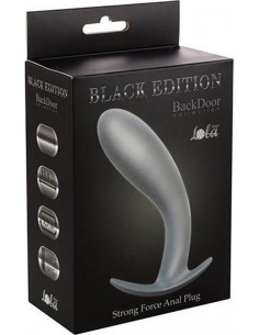 Plug-Strong Force Anal Plug Grey - Korki analne silikonowe - 1 2
