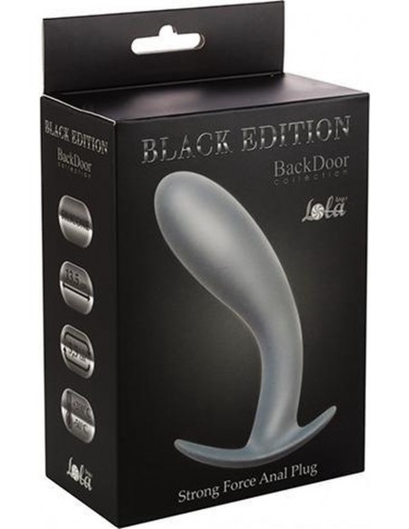 Plug-Strong Force Anal Plug Grey - Korki analne silikonowe - 2