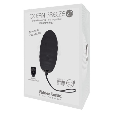 Jajeczko Wibrujące Ocean Breeze 2.0 Czarny Stronger Vibrations - 2